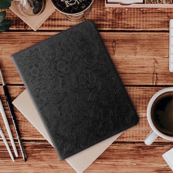 10.9" iPad Air 5 Genuine Leather Case - With Pencil Holder - Genuine Leather